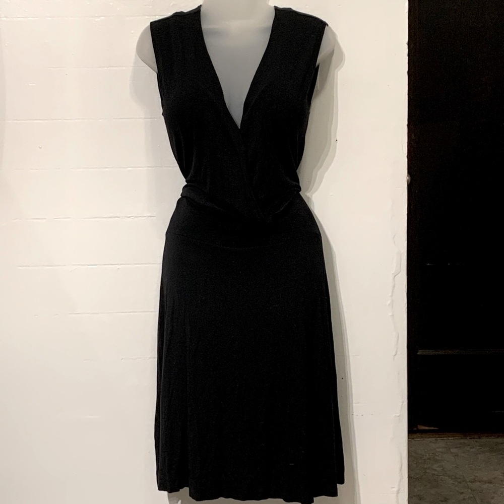 The Limited. Black wrap dress.
